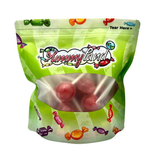 Cherry Lollipops – Red Cherry Pops, 2 lb Resealable Bulk Bag, Individually Wrapped for Parties, Candy Buffets, and Gifting