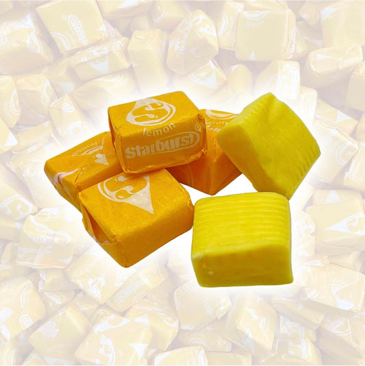 Yummyland Lemon Chewy Candy - 1 LB, Yellow Single Flavor Soft Original Fruit Chews Candy, Individually Wrapped Bulk Candies, 16 Oz