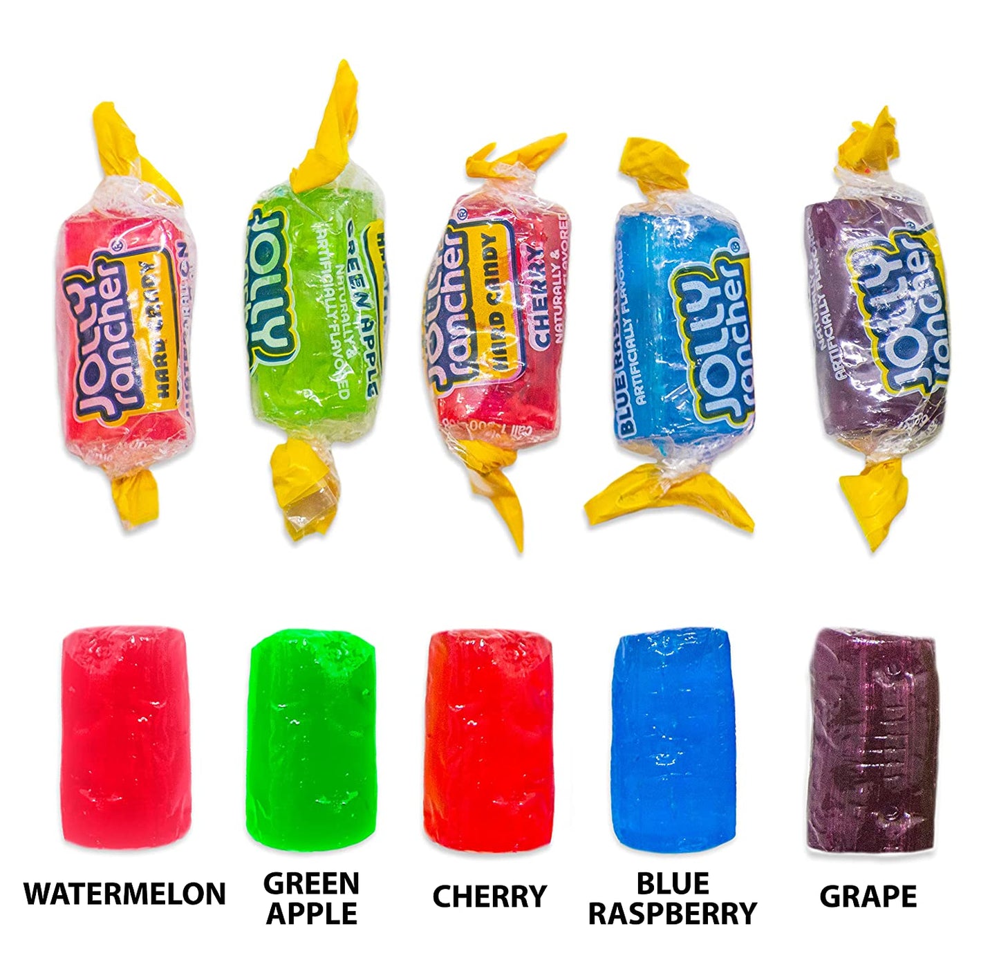 Jolly Rancher Assorted Flavors Hard Candy, Individually Wrapped, Bulk Candy Bag