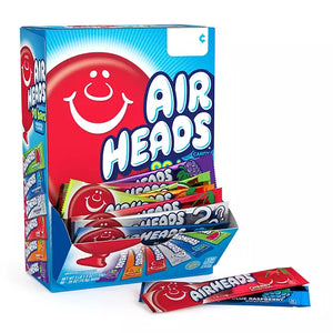 Airheads Regular Bars Variety Bulk Box, Assorted Flavors, Individually Wrapped Full Size, 90 Count