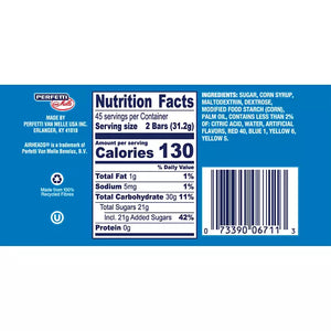 Airheads Regular Bars Variety Bulk Box, Assorted Flavors, Individually Wrapped Full Size, 90 Count