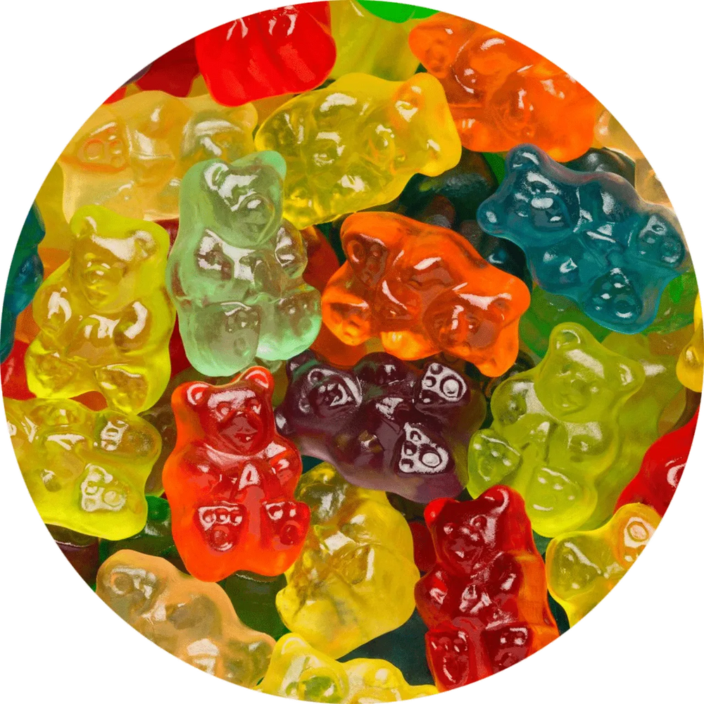 12 Flavors Assorted Gummy Bears Bulk Candy Bag – Soft & Chewy Fruity Gummies, Colorful Party Snack, Bulk Candy for Sharing