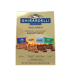 GHIRARDELLI Premium Chocolate Assortment Squares, 18.8 oz.