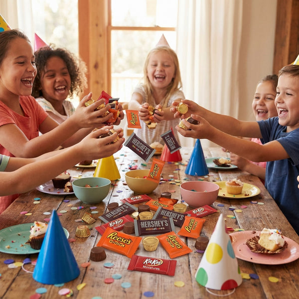 Kit Kat and Reese's Miniatures Assorted Milk Chocolate Candy, Bulk Bag