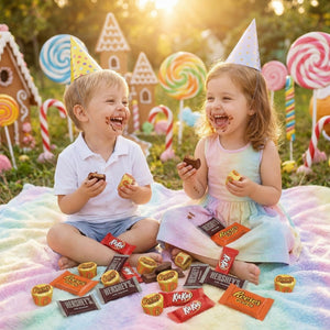 Hershey's Candy Assortment Flavored Candy, Bulk Pack, KitKat, Hershey's, Reeses  ( Father Day )