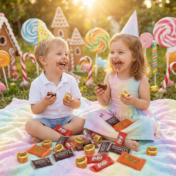 Kit Kat and Reese's Miniatures Assorted Milk Chocolate Candy, Bulk Bag