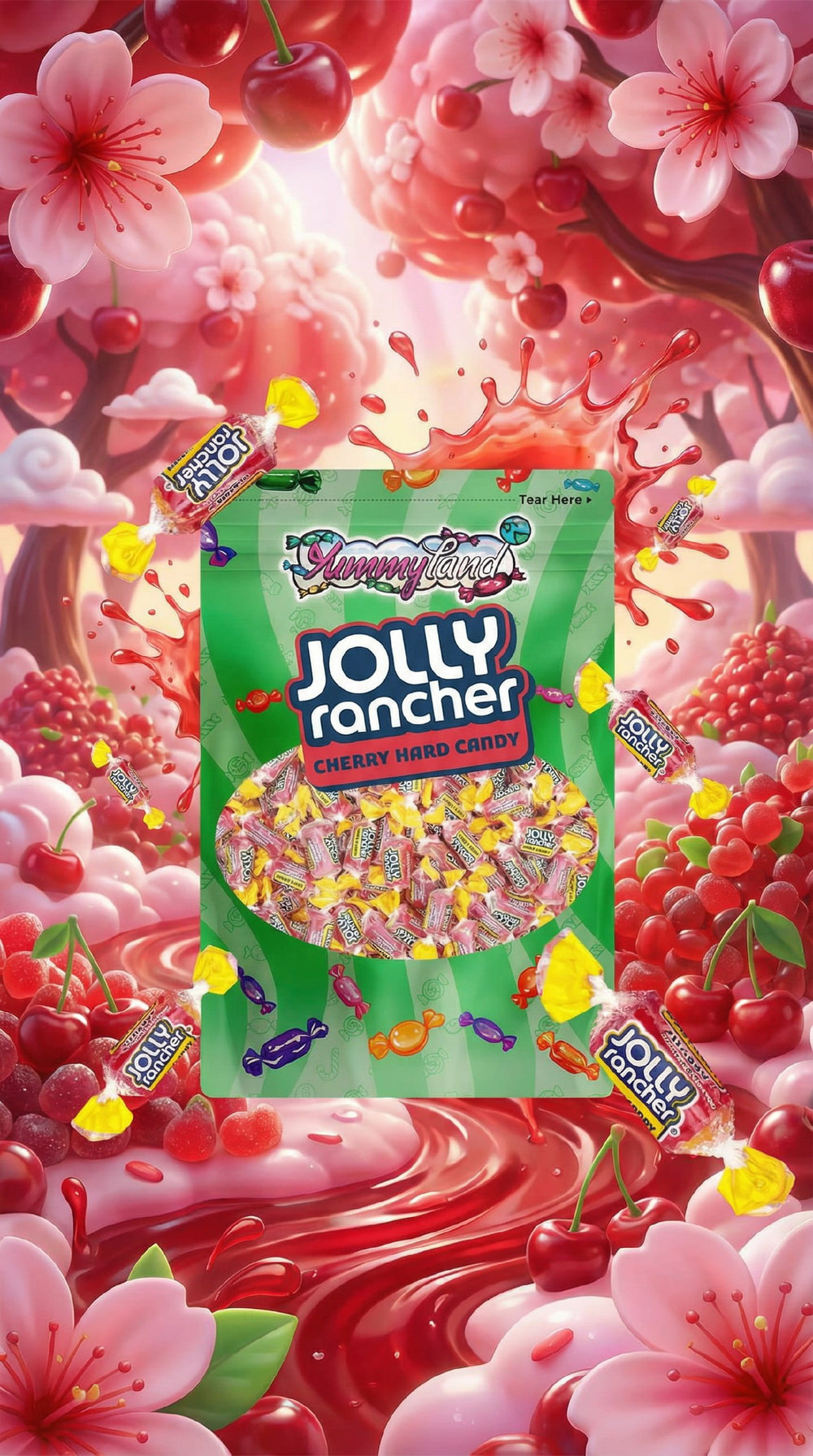 Jolly Rancher Cherry Hard Candy Jolly Rancher