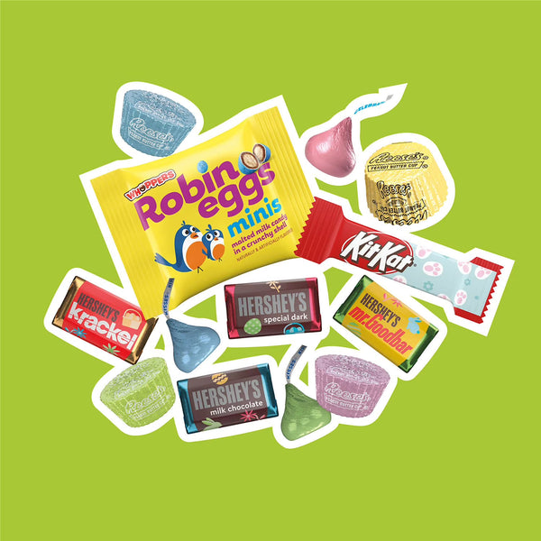 HERSHEY'S Easter Springtime Mix Chocolate Candy, Variety Pack, 125 pcs. Hershey's