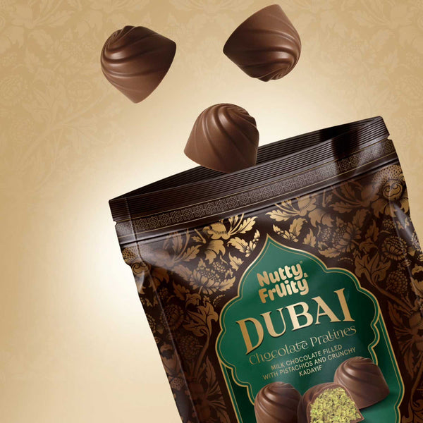 Nutty & Fruity Dubai Chocolate Pralines, 16 oz. YUMMYLAND
