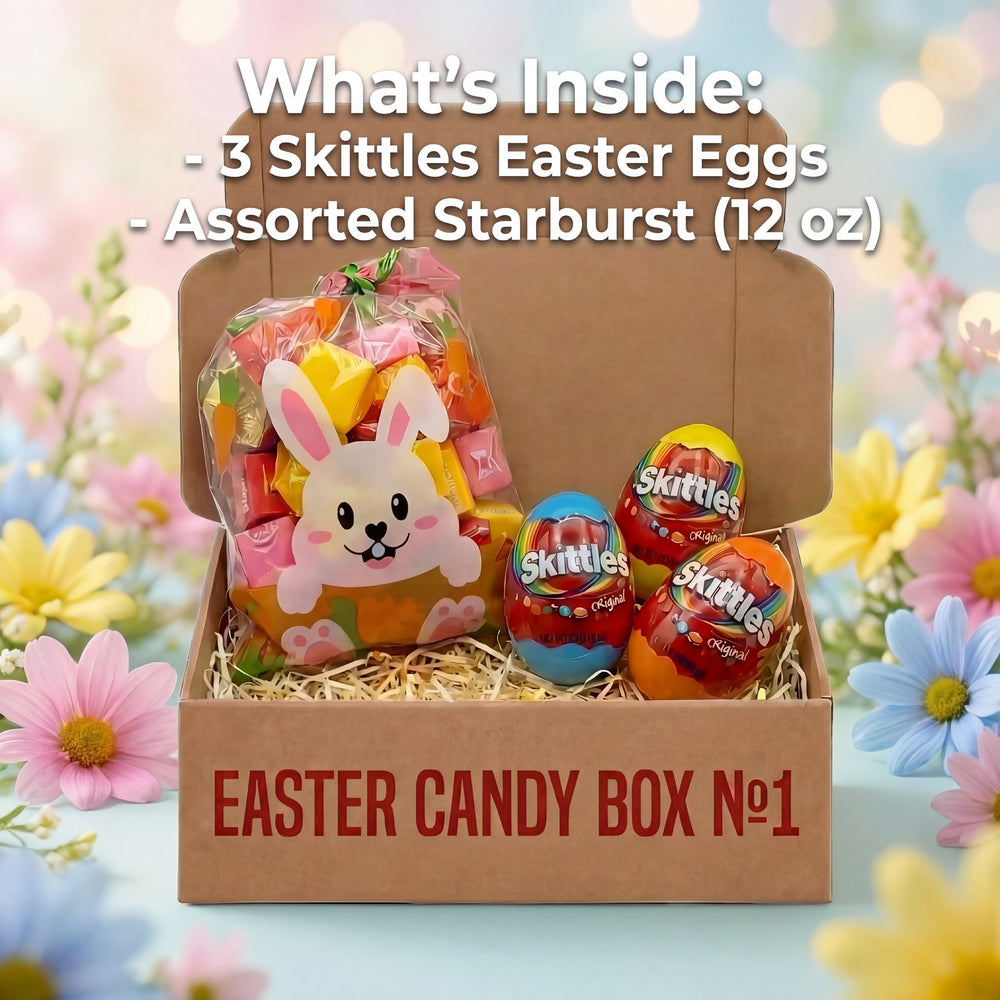Chewy Easter Candy Box – Fruity Assorted Candy Gift Set