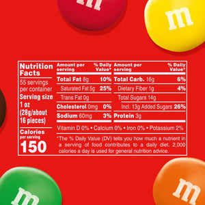 M&M'S Peanut Butter Milk Chocolate Candy, 55 oz. Mars