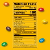 M&M'S Peanut Milk Chocolate Candy, Share Size, 3.27 oz., 24 pk.