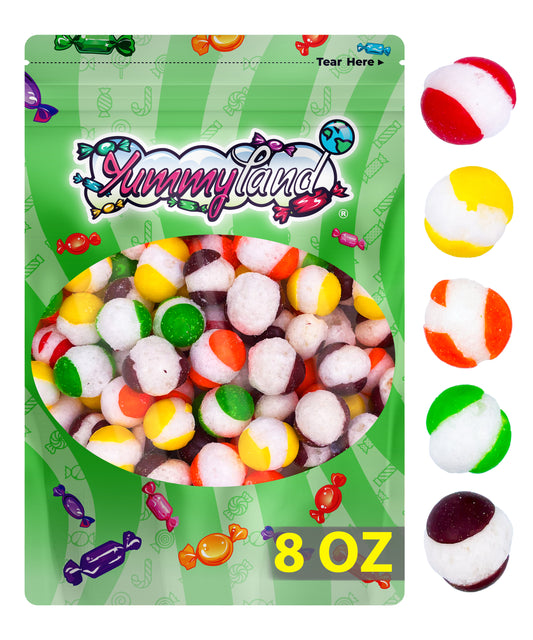 Freeze Dried SKITTLES - 8 Ounce, Premium Crunchy Freeze Dried Candy, Original Rainbow Fruit Flavors, TikTok Trends Freetles Dry Freeze Candy for Everyone