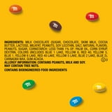 M&M'S Peanut Milk Chocolate Candy, Share Size, 3.27 oz., 24 pk.