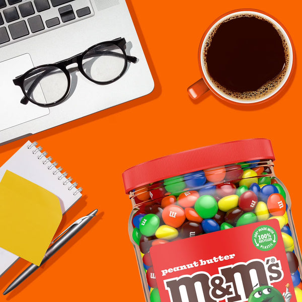 M&M'S Peanut Butter Milk Chocolate Candy, 55 oz. Mars