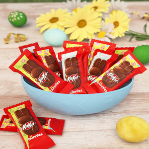 KIT KAT Easter Milk Chocolate Wafer Bunnies Candy, 65 pcs. Hershey's