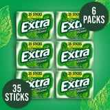 Extra Spearmint Sugar-Free Gum, 35 pcs., 6 pk.