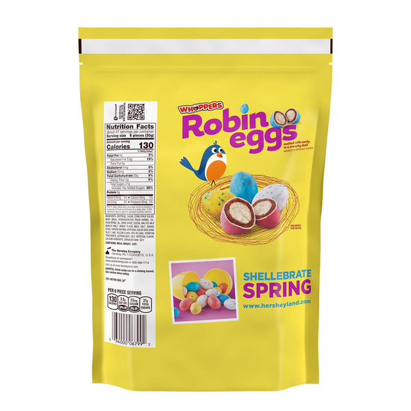 WHOPPERS Robin Eggs Malted Milk Balls, Easter Candy 43 oz. YUMMYLAND