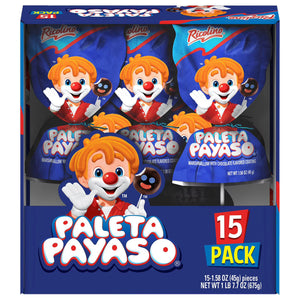 Paleta Payaso Chocolate Marshmallow Lollipop, 1.58 oz., 15 pk. YUMMYLAND