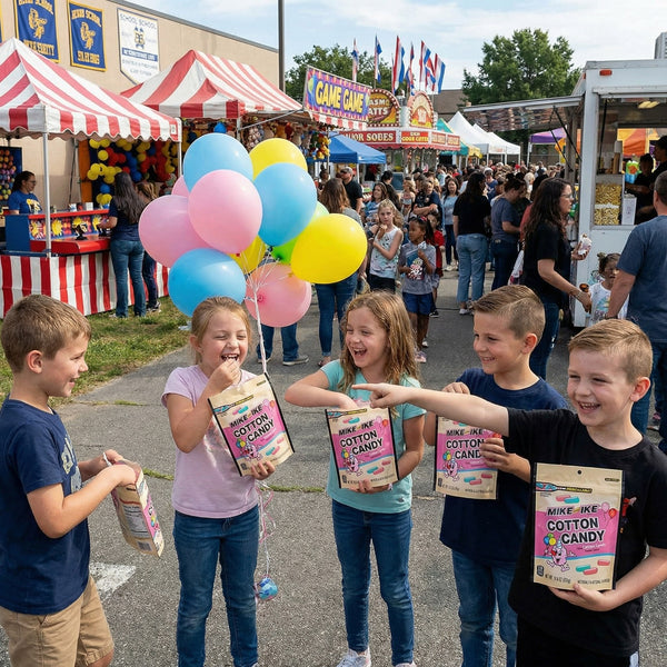 Mike and Ike Cotton Candy Limited Edition Chewy Candy – 10 oz Resealable Bag