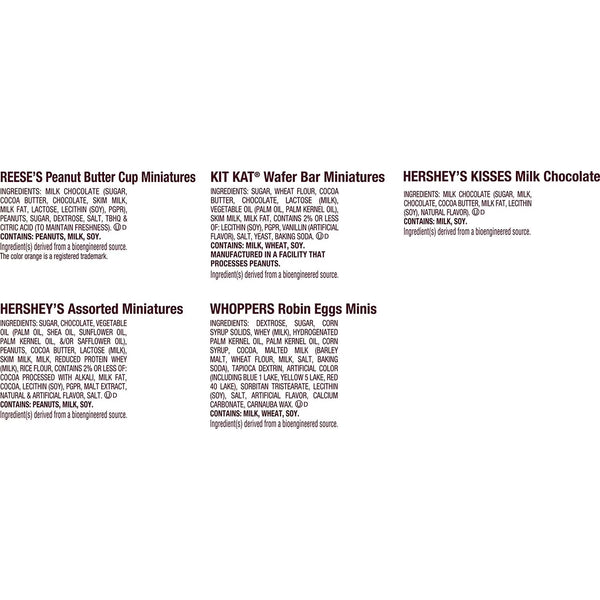 HERSHEY'S Easter Springtime Mix Chocolate Candy, Variety Pack, 125 pcs. Hershey's