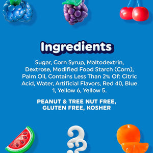 Airheads Chewy Candy Bars, Assorted Flavors, Nut Free, Regular Size, 33 oz, 60 Count Box