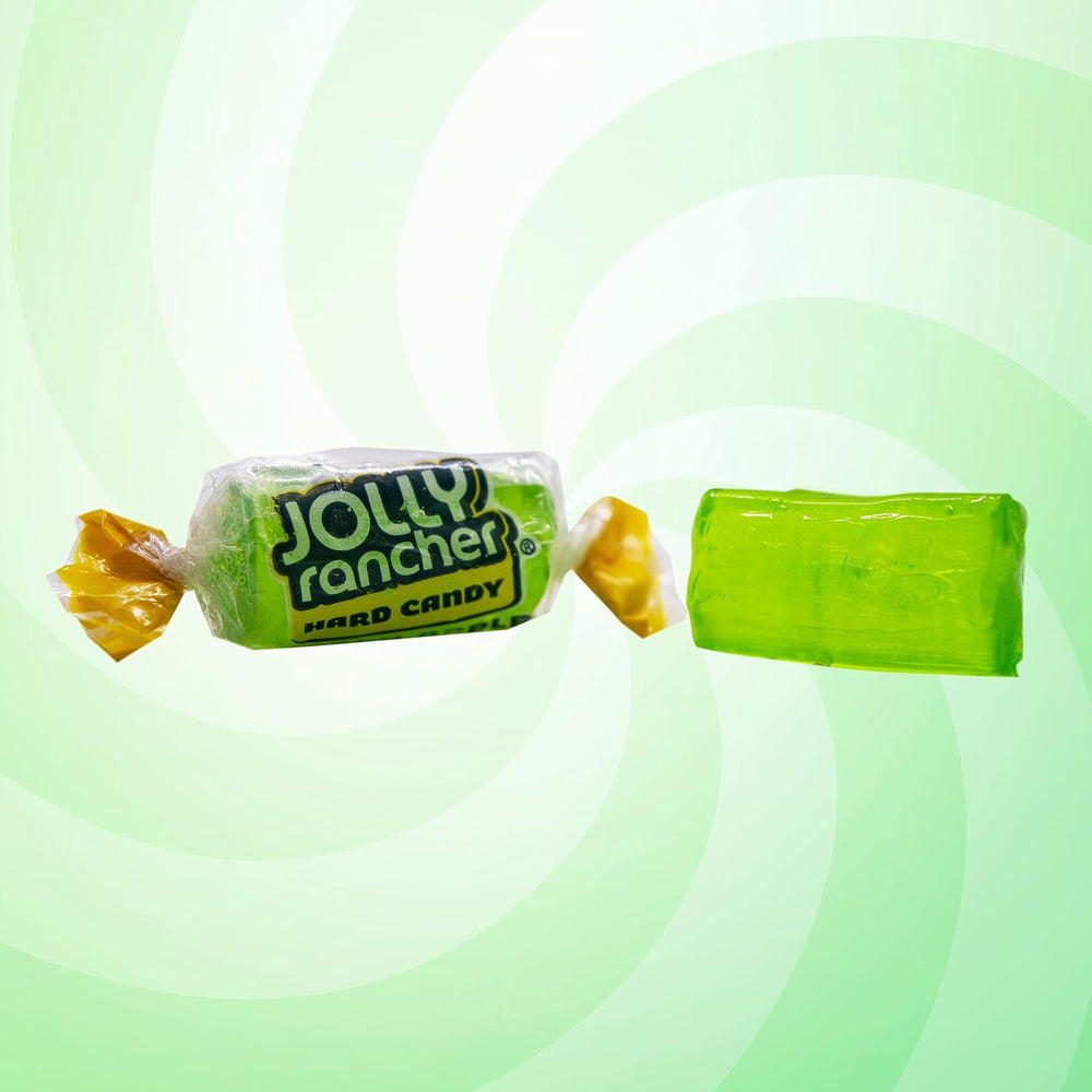 Jolly Rancher Green Apple  Hard Candy – 4 LB Bulk Bag (64 oz) Individually Wrapped Candy