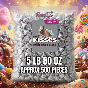 HERSHEY'S KISSES Milk Chocolate Candy, Bulk Bag