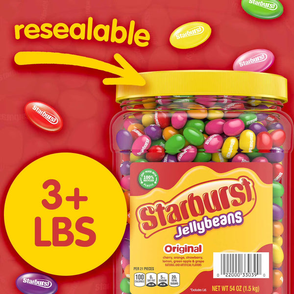 Starburst Original Easter Jelly Beans Chewy Candy, 54 oz. Starburst