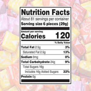 Starburst Original Assorted Fruit Chews Candy – 1 LB Bulk Bag (Approx. 90 Pieces), Individually Wrapped