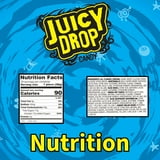 Juicy Drop Pop Sour Candy,18 ct.