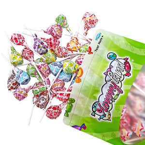 Dum Dums Original Mix Lollipops – 1 LB (80 Pops) Bulk Bag, Individually Wrapped Assorted Flavors, Gluten-Free Hard Candy – Packed by YummyLand