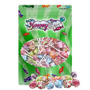 Dum Dums Original Mix Lollipops – 1 LB (80 Pops) Bulk Bag, Individually Wrapped Assorted Flavors, Gluten-Free Hard Candy – Packed by YummyLand