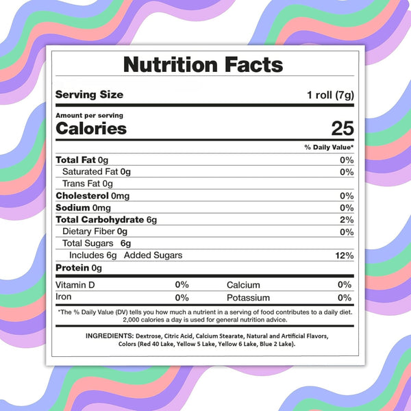 Smarties Tropical Candy Rolls Bulk Bag Smarties