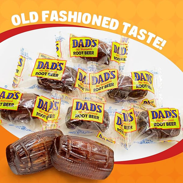 Dad's Old Fashioned Root Beer Barrels Hard Candy Bulk Bag