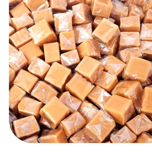 Caramel Cubes Candy Bulk Bag Individually Wrapped Vanilla Caramel Squares Old Fashioned Candy