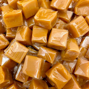 Caramel Cubes Candy Bulk Bag Individually Wrapped Vanilla Caramel Squares Old Fashioned Candy