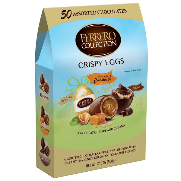 Ferrero Collection Crispy Chocolate Easter Eggs Variety Pack, 50 ct. Ferrero