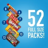 Mars Fundraiser Variety Pack Candy Bars, Full Size, 52 pk.