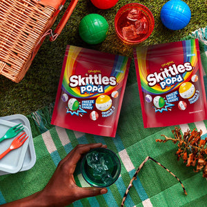 Skittles Pop'd Originals Freeze Dried, Resealable Candy, 5.5 oz, 2 pk. Mars