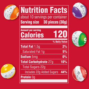 Skittles Pop'd Originals Freeze Dried, Resealable Candy, 5.5 oz, 2 pk. Mars