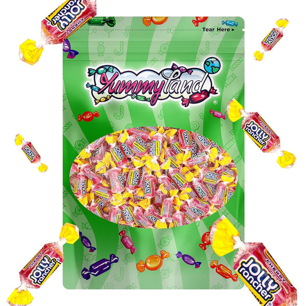 Jolly Rancher Cherry Hard Candy – 1 LB Bulk Bag (16 oz) Individually Wrapped Candy
