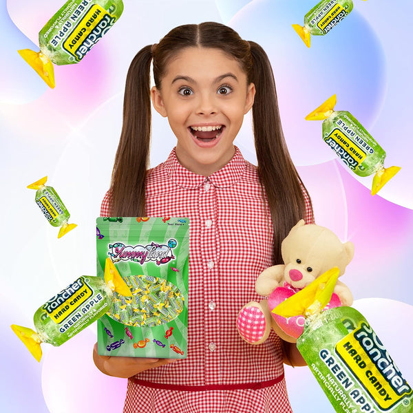 Jolly Rancher Green Apple  Hard Candy – 1 LB Bulk Bag (16 oz) Individually Wrapped Candy