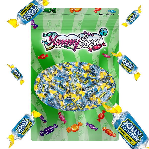 Jolly Rancher Blue Raspberry Hard Candy – 1 LB Bulk Bag (16 oz) Individually Wrapped Candy