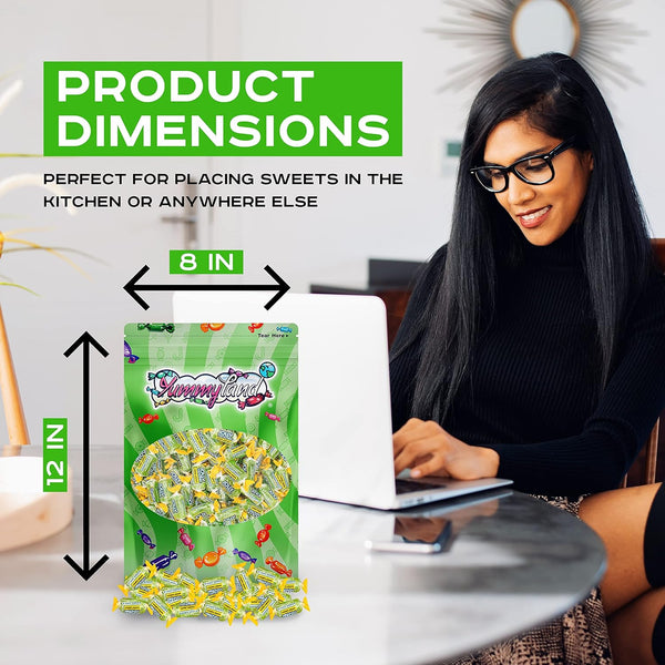 Jolly Rancher Green Apple  Hard Candy – 1 LB Bulk Bag (16 oz) Individually Wrapped Candy