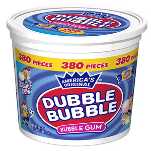 Dubble Bubble Bubble Gum, 380 pcs. Dubble Bubble
