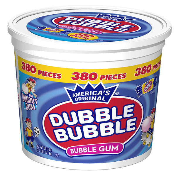Dubble Bubble Bubble Gum, 380 pcs. Dubble Bubble