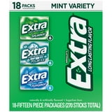EXTRA Mint Sugar Free Chewing Gum, Variety Pack, 15 pc., 18 pk.