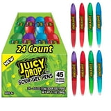 Juicy Drop Sour Gel Pens Candy, 24 ct.