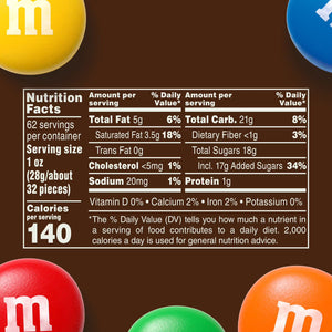 M&M'S Milk Chocolate Candy, 62 oz. Mars